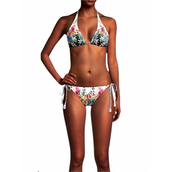 Johnny Was Other - Johnny Was Spring String Bikini Top & Spring String Bikini Bottoms Set